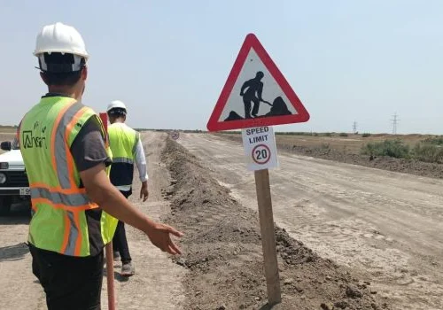 INFRASTRUCTURE WORKS FOR SOLAR POWER PANELS